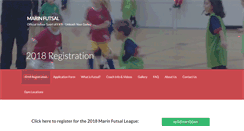 Desktop Screenshot of futsalmarin.com